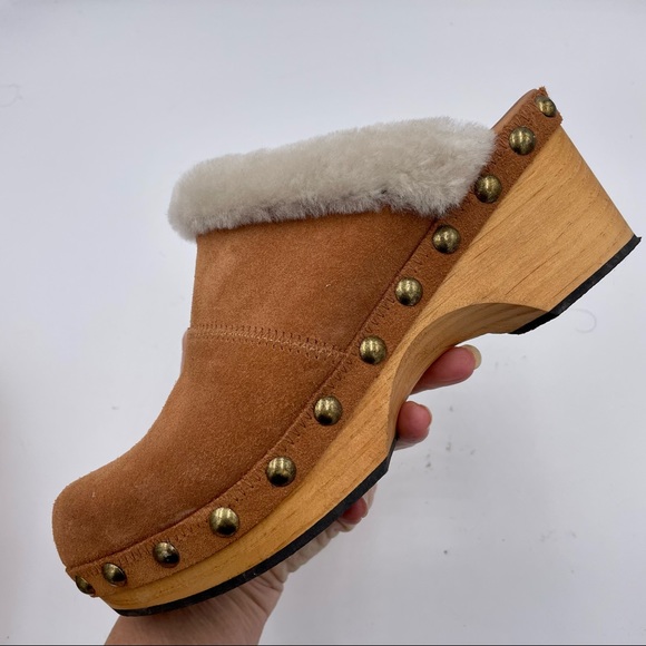 Free People Chalet Suede Slip On Clog EU 38/7.5M - Picture 5 of 12